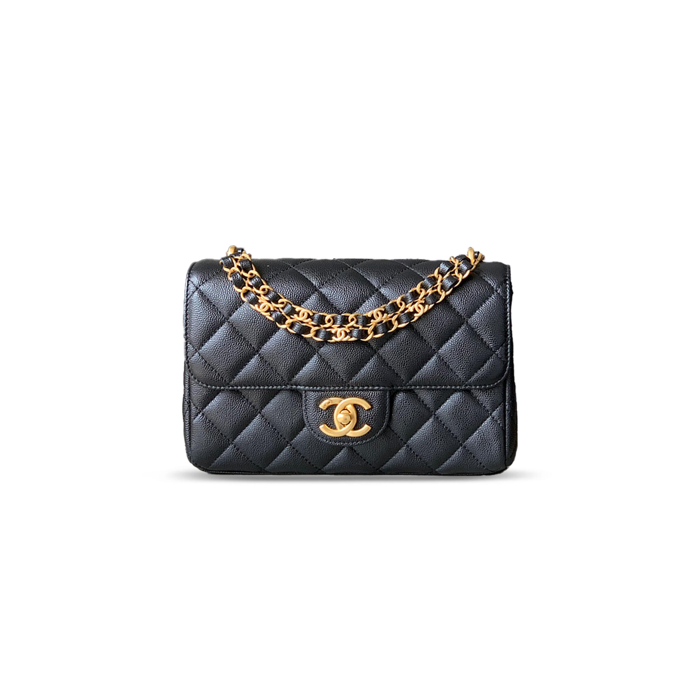 CHANEL CAVIAR WALLET ON CHAIN 321492 (22*14*6.5cm)
